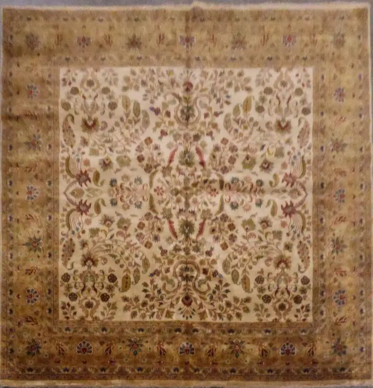 Indian Hand-Knotted Rug 8'0'' X 8'0"